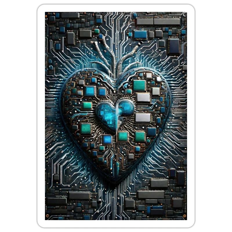 Das Herzstück der Valentinstags-CPU eines Computermanns