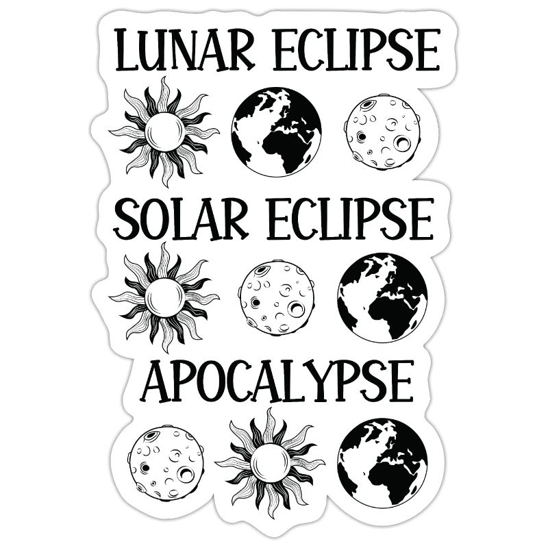 Éclipse lunaire Éclipse solaire Apocalypse