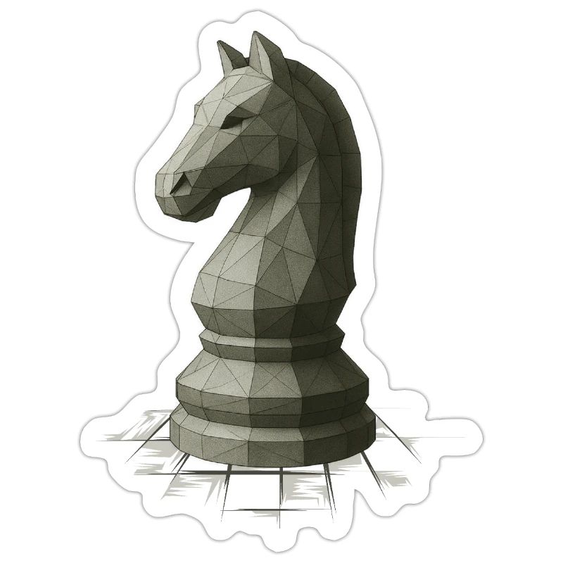 Conception du cavalier d’échecs à faible polygonisme