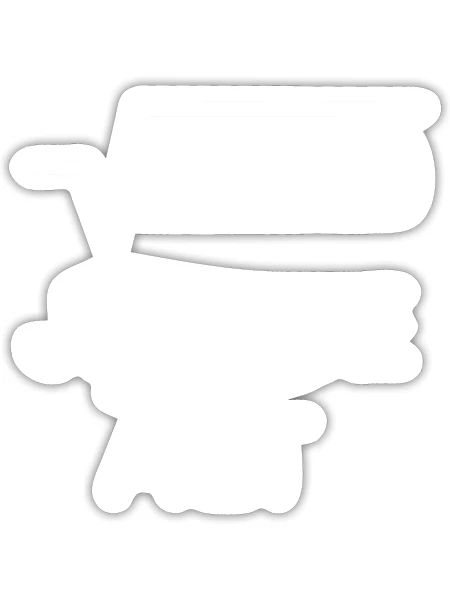 60. Geburtstag - 60 Jahre alt - Sticker Größe S (10 x 10 cm) - Mattweiß - Vorne
