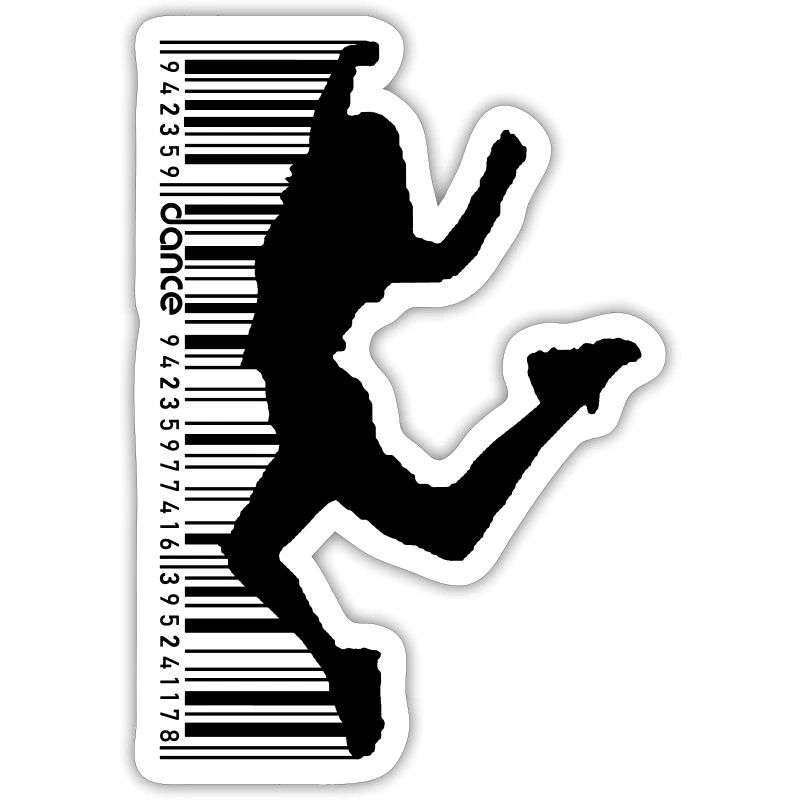 Danseuse dans le QR-Code Style (2)
