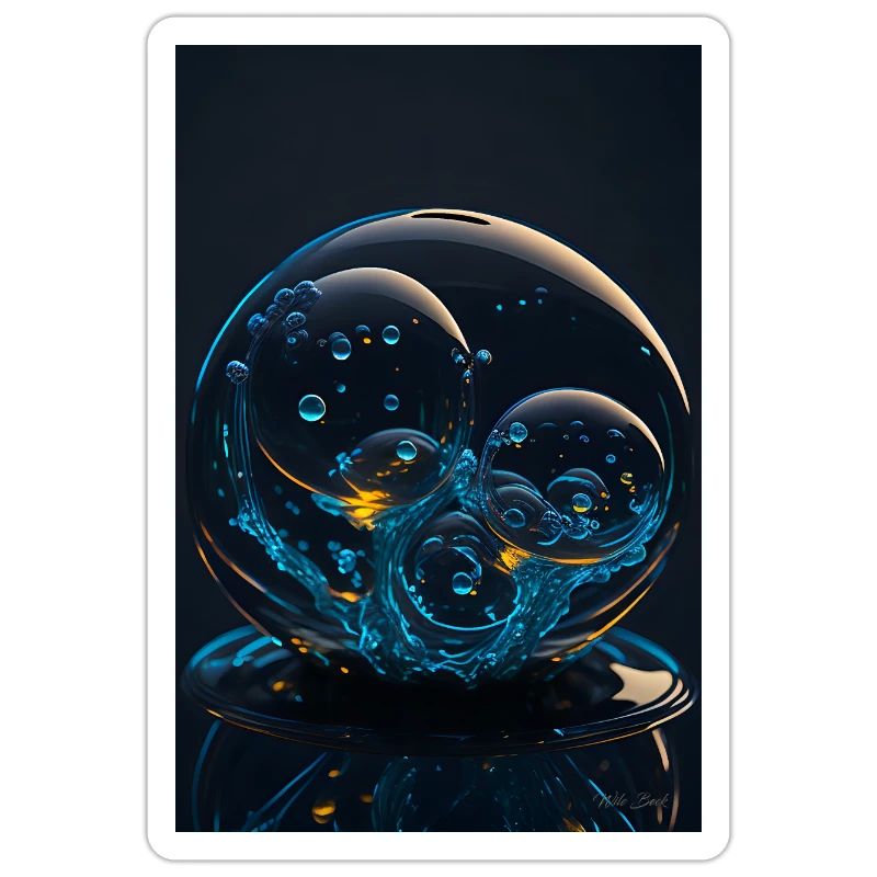 Bubbles in a bubble neon 2