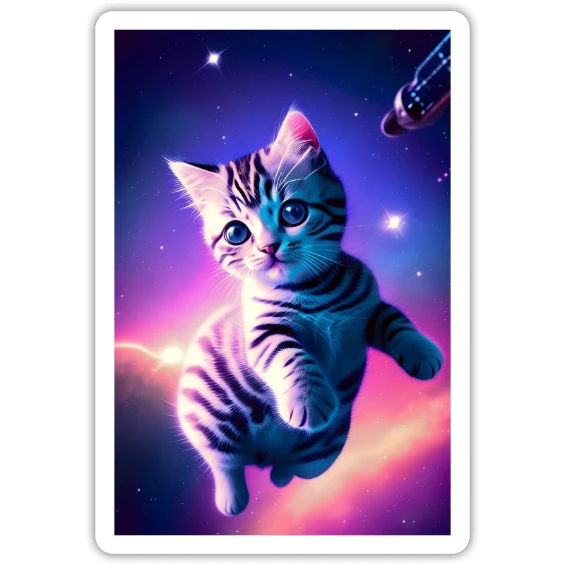 Space Kitten Synthwave