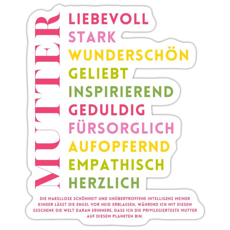 Tolle Mutter von Geschwistern - Muttertag