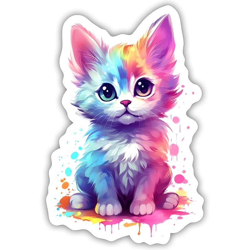 Idée d’impression unique et douce pour chat