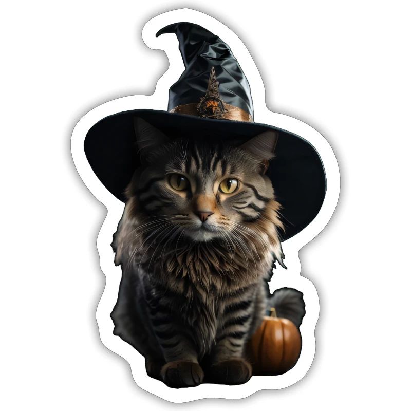 Witch Cat Halloween