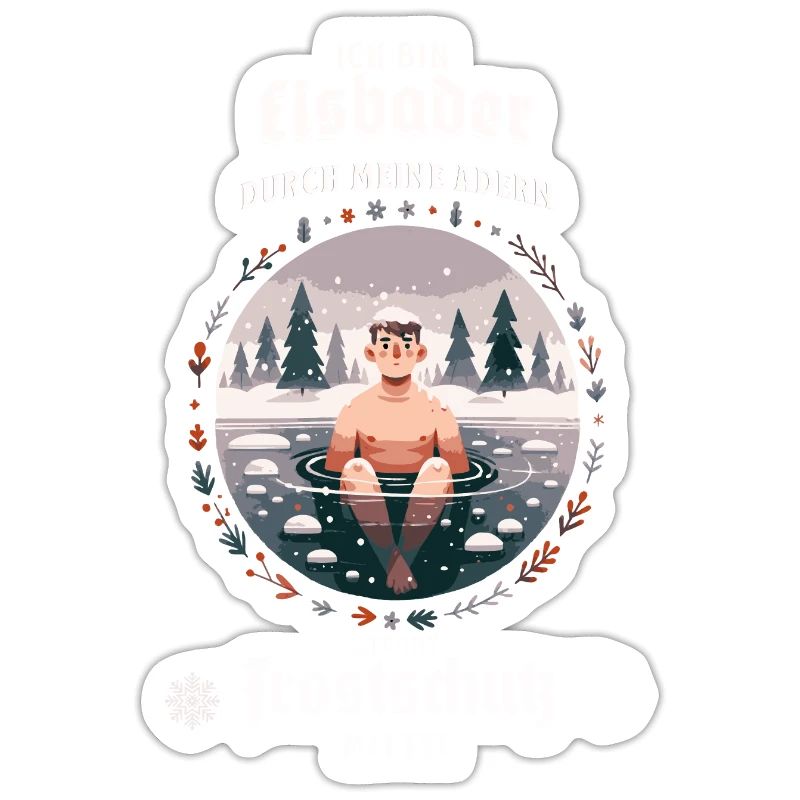 Der Eisbader – Kältetherapie bei Eisbad im Winter