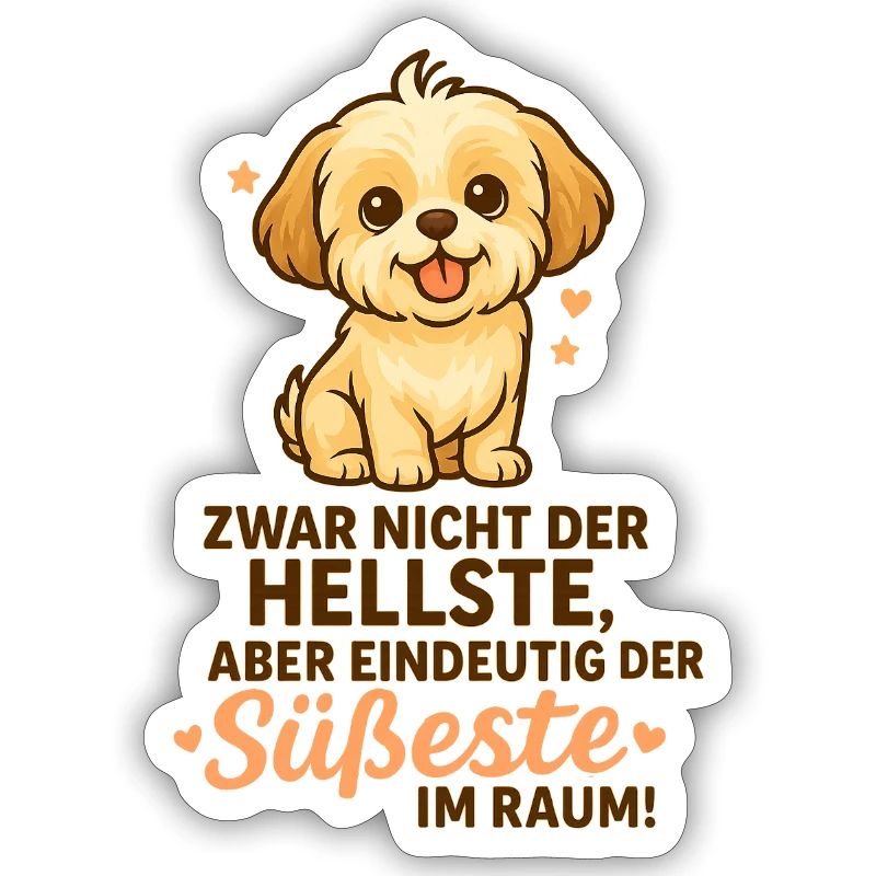 Tiny Paws Fun Logo "der Süßeste im Raum"