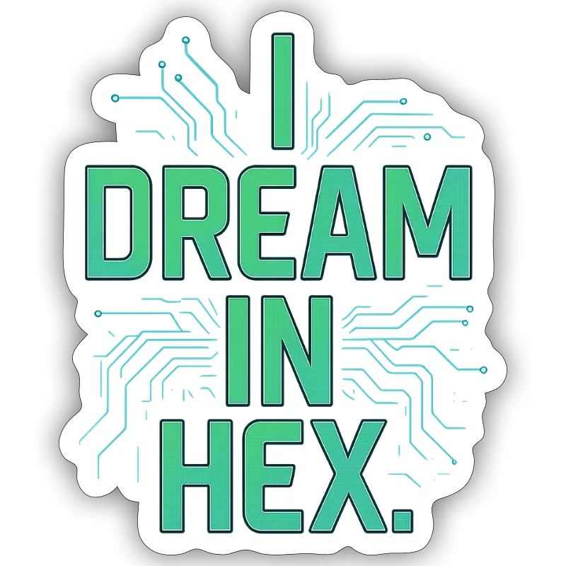 I Dream in Hex – Nerdy Coder T-Shirt for Devs