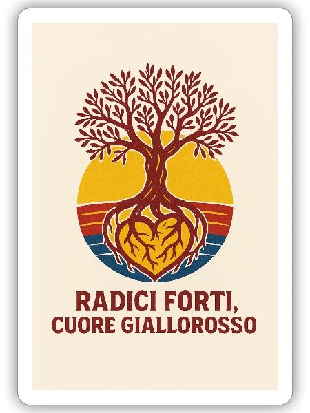 NEL CURE DELLA GENTE - Sticker formato S (10 x 10 cm) - bianco opaco - Fronte
