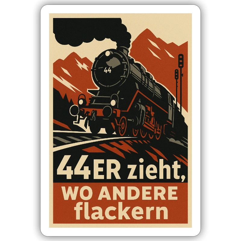 Railway 44 pulls where others flicker freight train