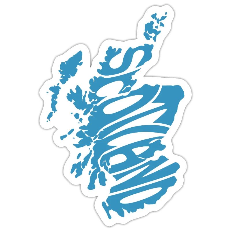 Scotland Map Graphic