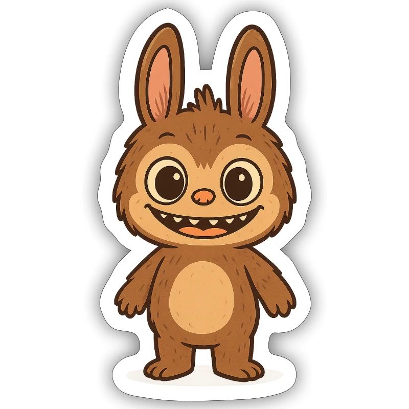 Cute Teddy Bear Rabbit Versatile Pattern
