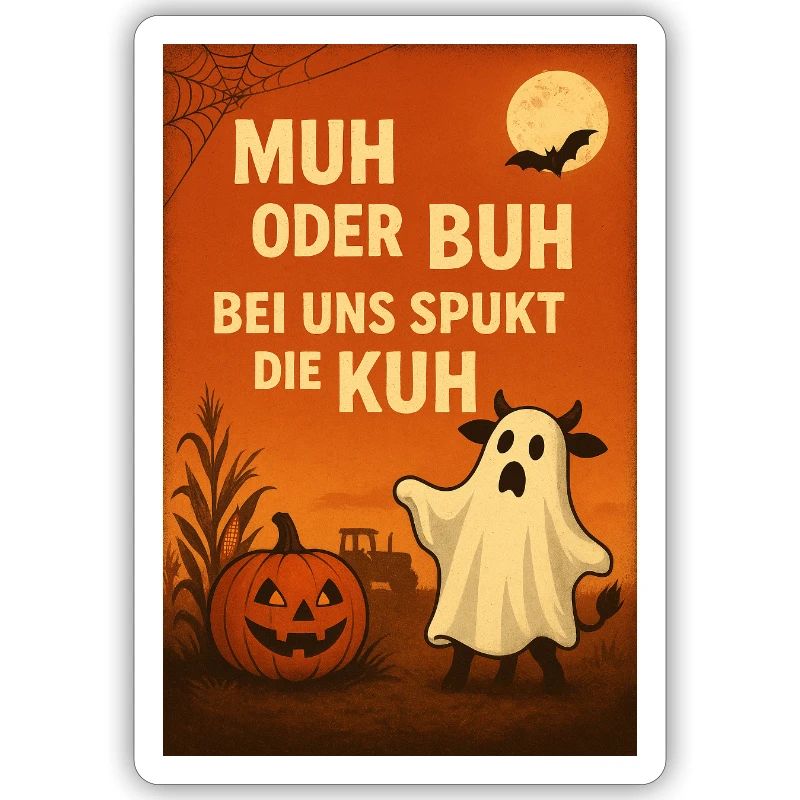 Spukkuh Halloween: MuH oder Buh