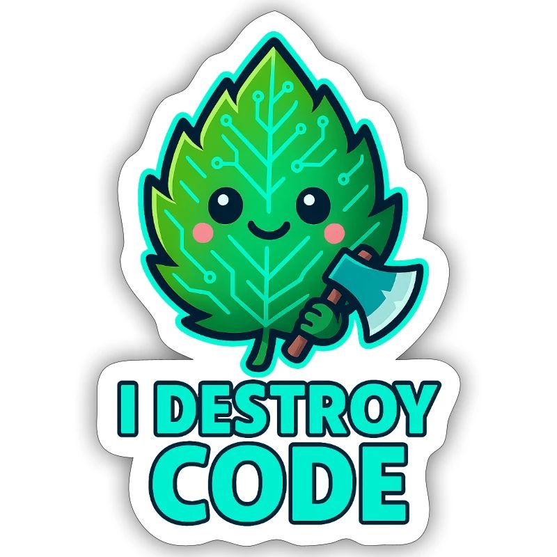 Green Leaf Code Warrior