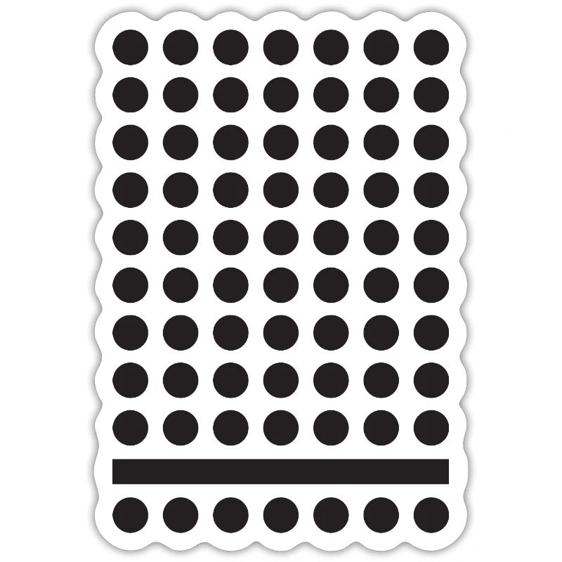 Monochrome Dot Grid Pattern