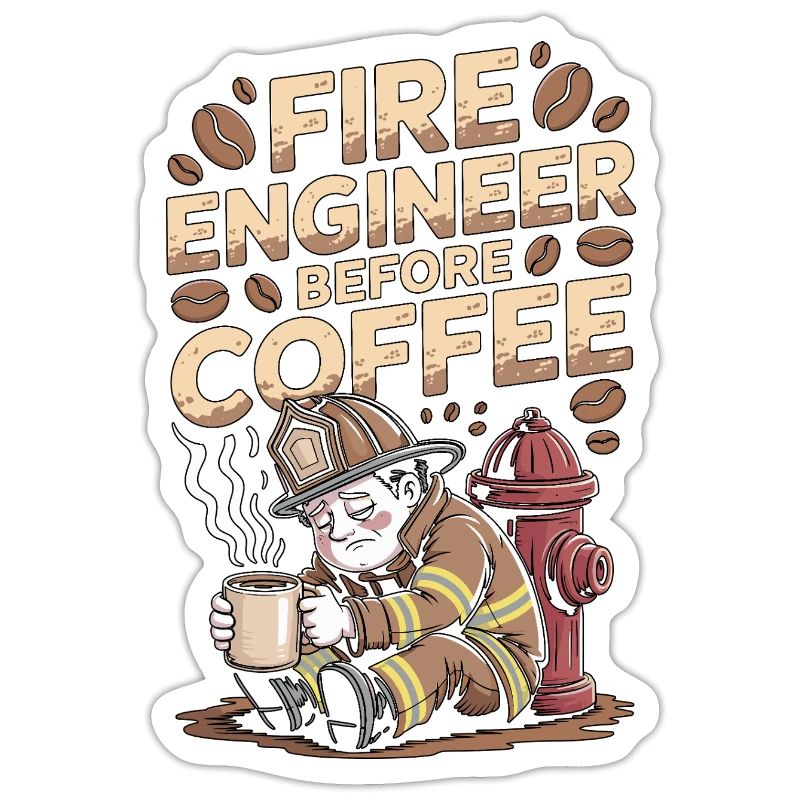 Fire Engineer Before Fire Service Coffee Lover