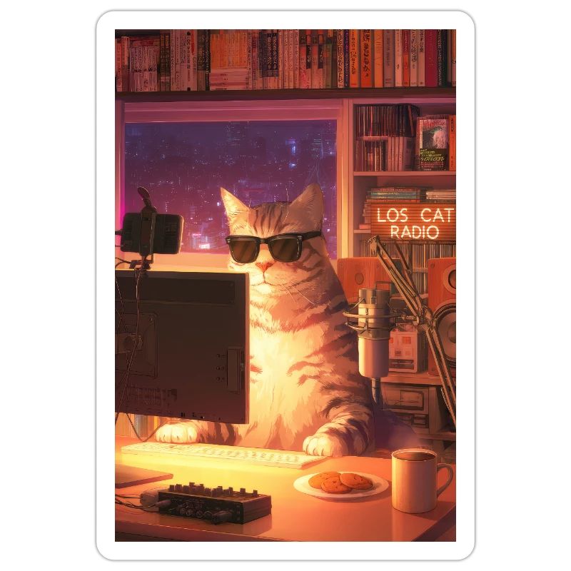 Cat Stream Neon Studio
