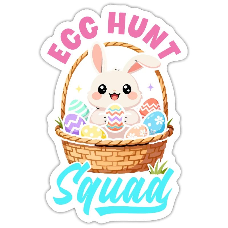 Happy Easter Sweet Easter Bunny Egg Hunt Easter Eggs