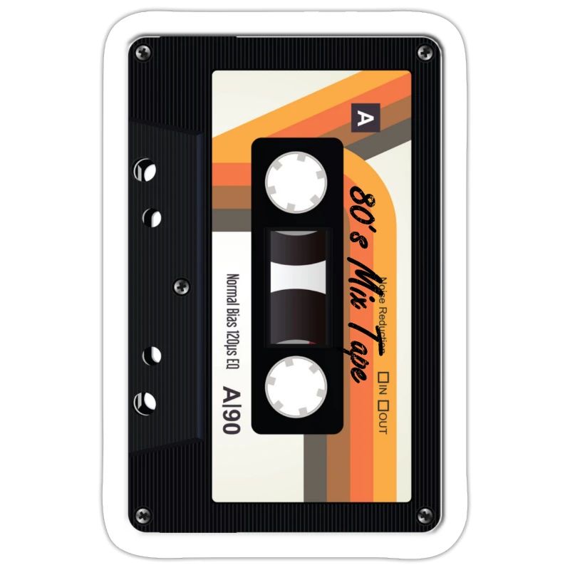 Retro 80s + 90s cassette