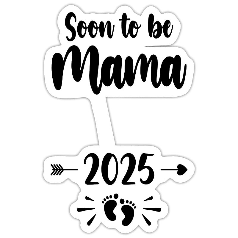 Mama wird bald Mutter 2025 Mutter schwangere Kinder Motte