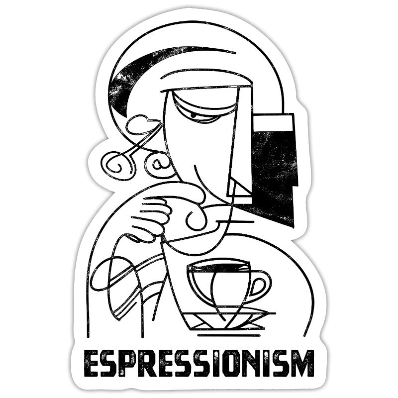 Espressionism - Espresso - Drinking Coffee