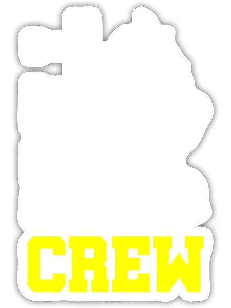 Équipe de grillades - Sticker taille S (10 x 10 cm) - blanc mat - Devant