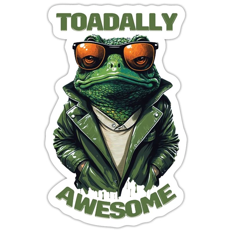 Toadally Awesome - Total Awesome Cool Toad