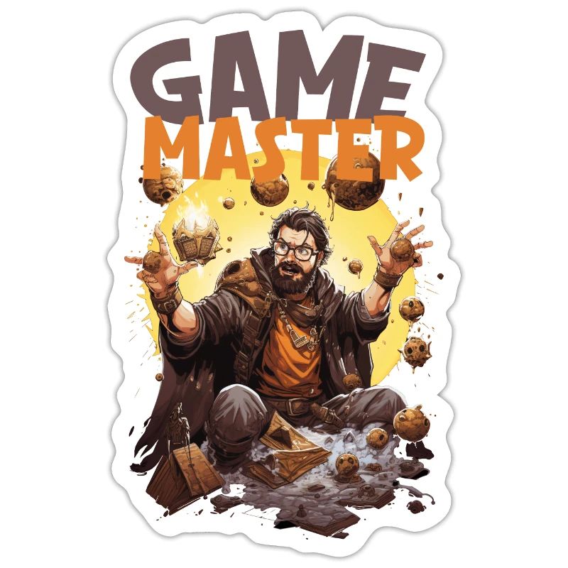 Game Master with Flying Dice – RPG Nerd