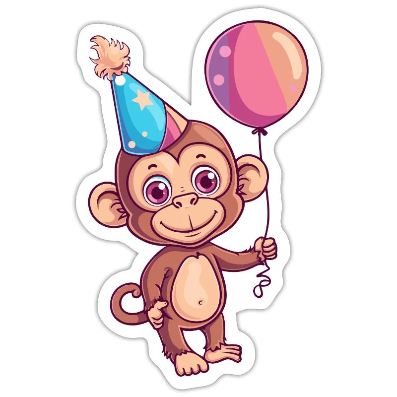 Monkey Birthday Comic