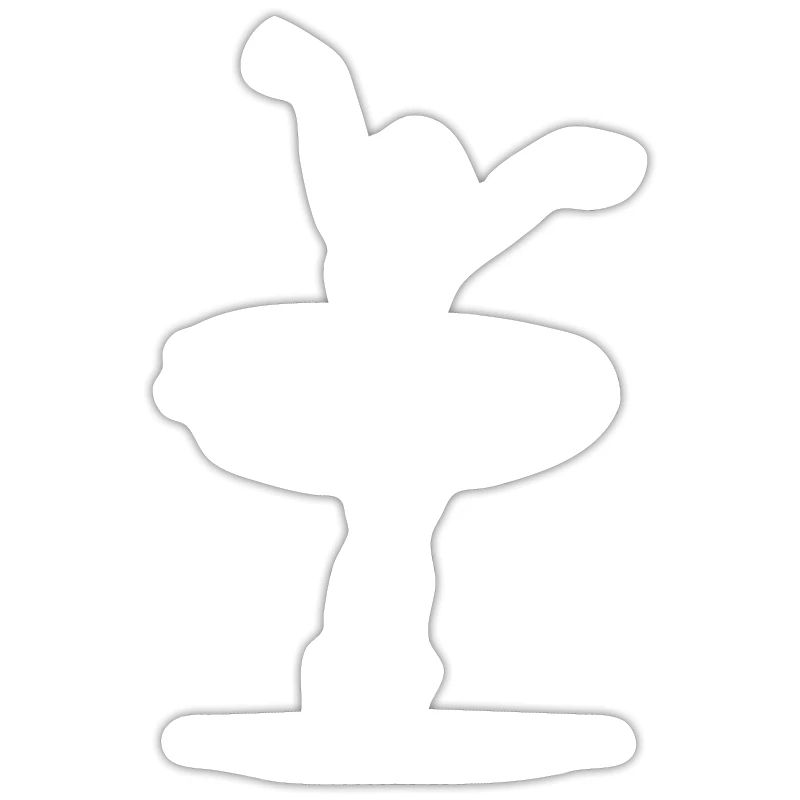 Dancer with elegance and classical dance pose