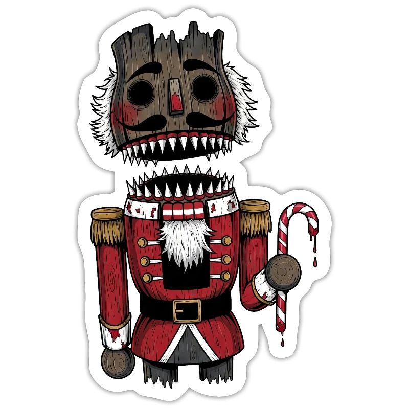 Dark Nutcracker Horror Christmas Gothic