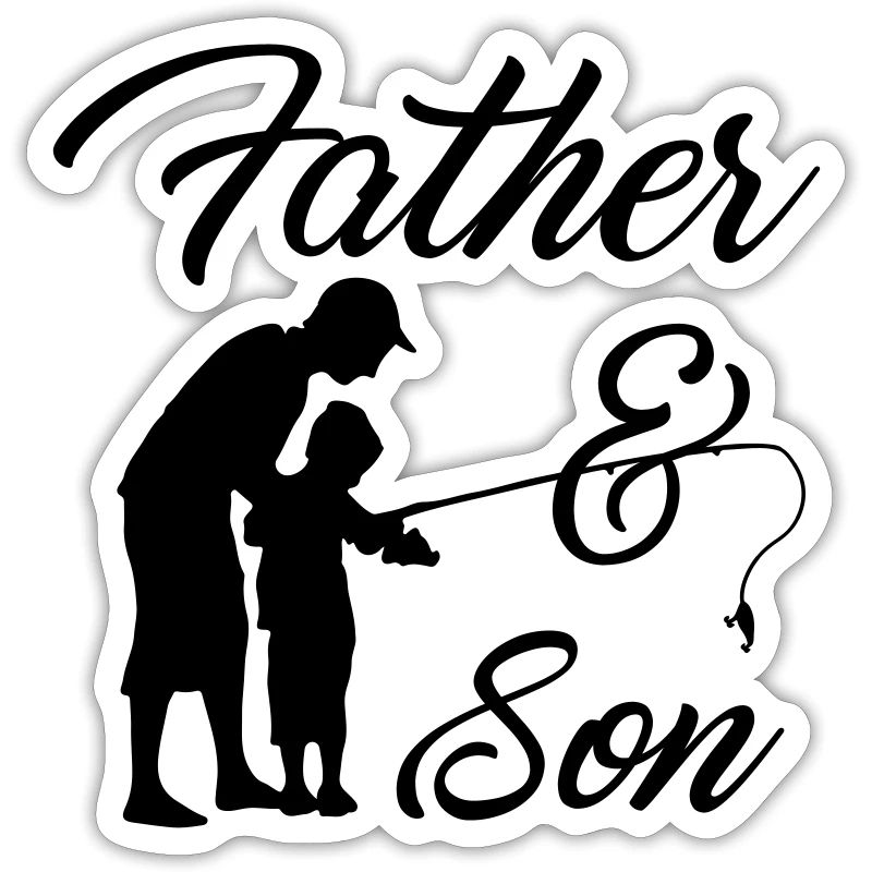 Le père et le fils pêcher pêche pêcher pêcher pêche cadeau pêche