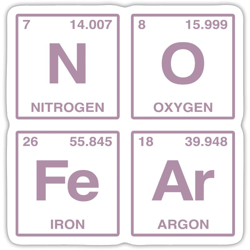NO FEAR - avec des éléments du système de perdiode