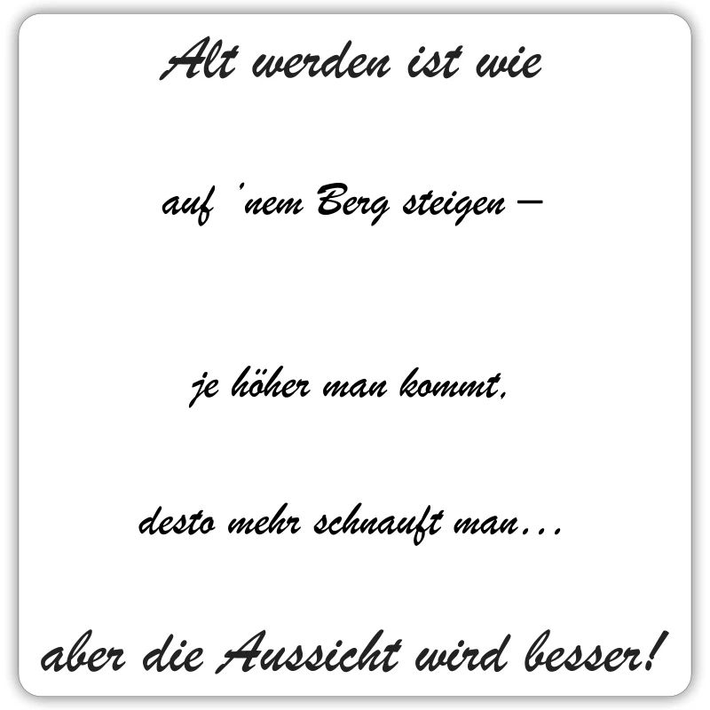 Altwerden: Die Aussicht Wird Besser