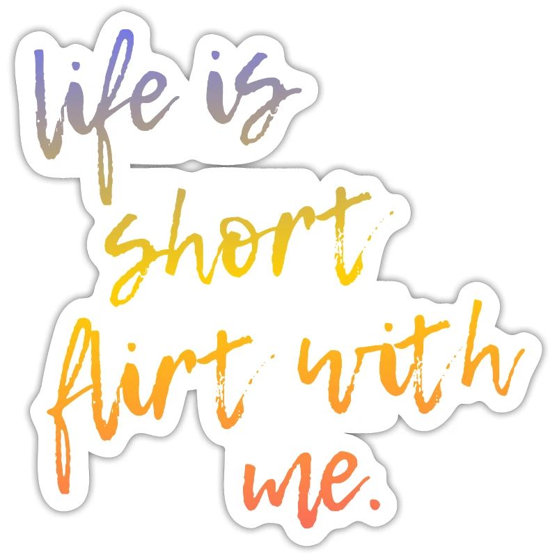 La vie est courte Draguette avec moi - Tour Gradient Script