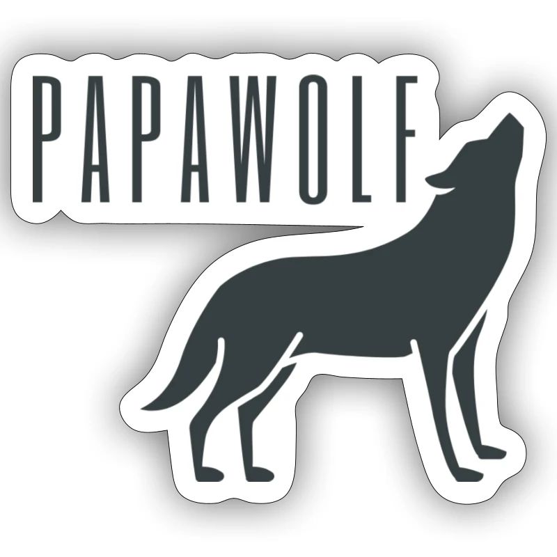 Wolf Wolves Dad Father Father's Day Papi Daddy Gift