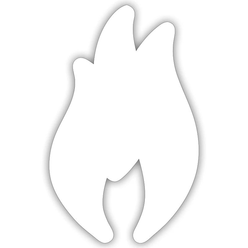 Flame icon | Fire symbol vector