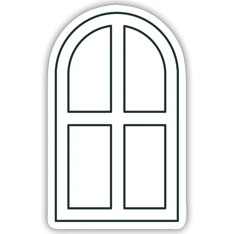 Arch window open