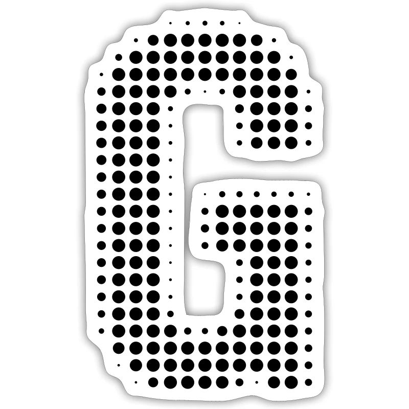 Lettre G initiale lettre points cadeau