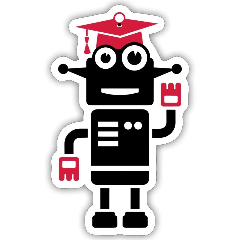 Robot med lægehat Gave til forfremmelse