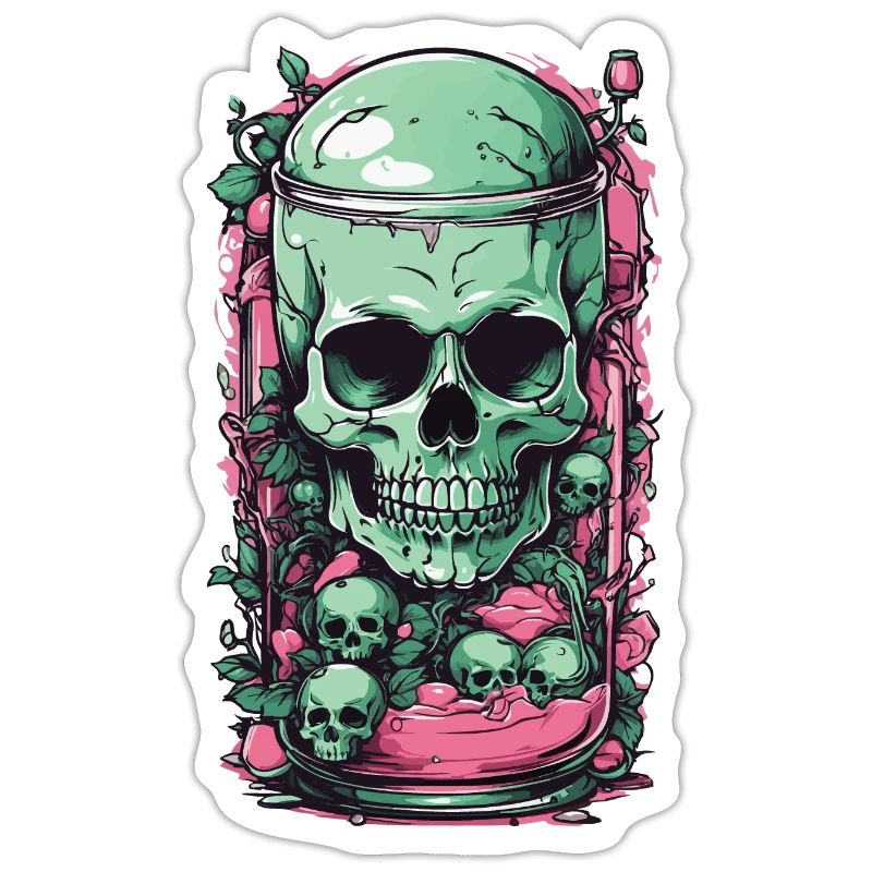 Goth Skull Candy Pastel Gothic Weirdcore Design