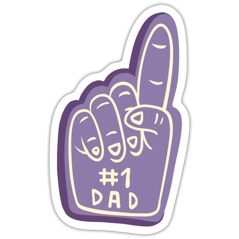 #1 Dad based on design