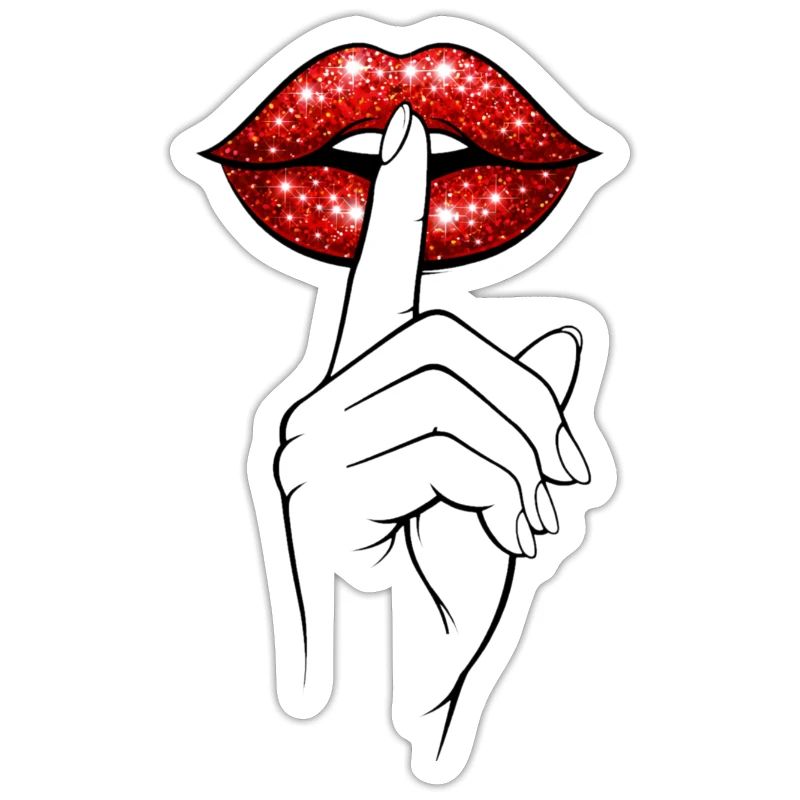 Psst Lips – Mysterious Statement Shirt
