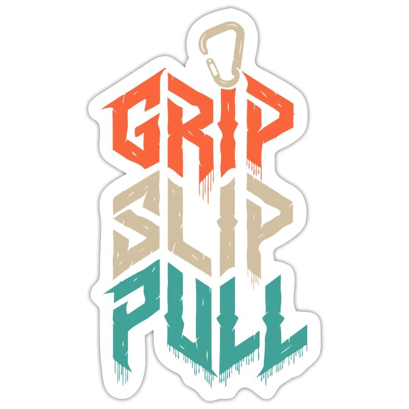 Grip Slip Pull Climbing Grunge