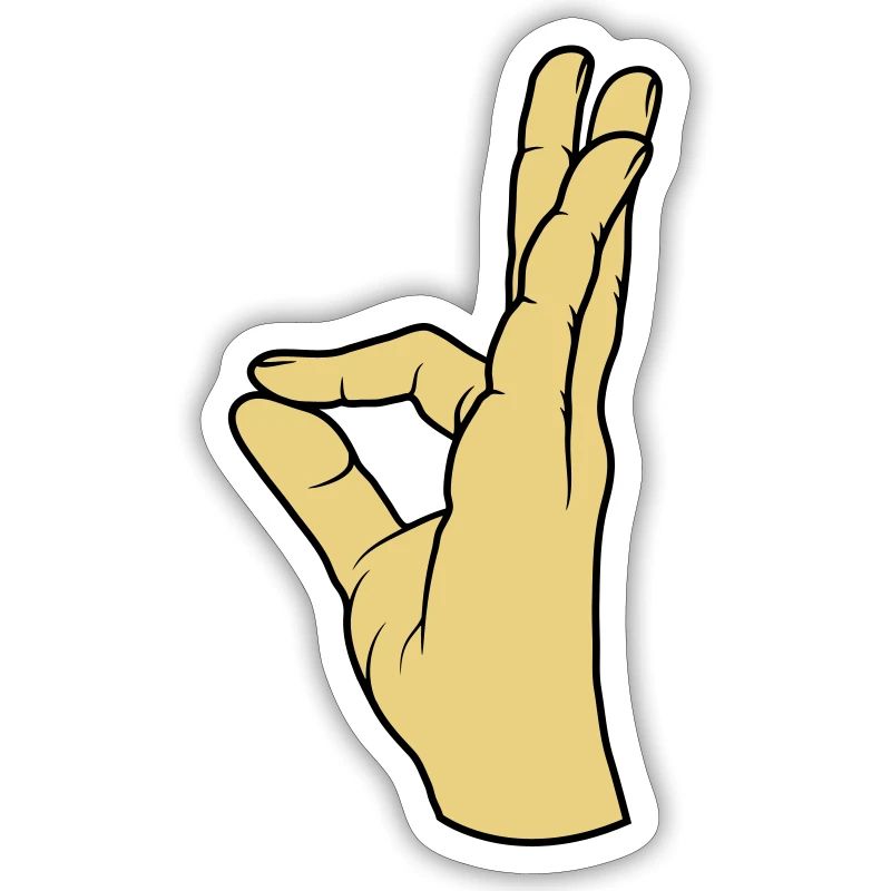 Perfect very tasty hand gesture