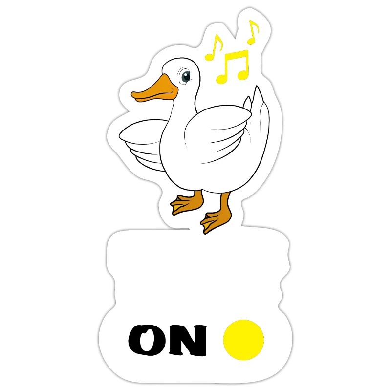 Duck Dancing Saying Mode Dance activé