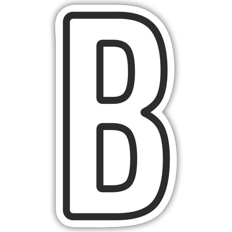 Typodesign de la lettre B