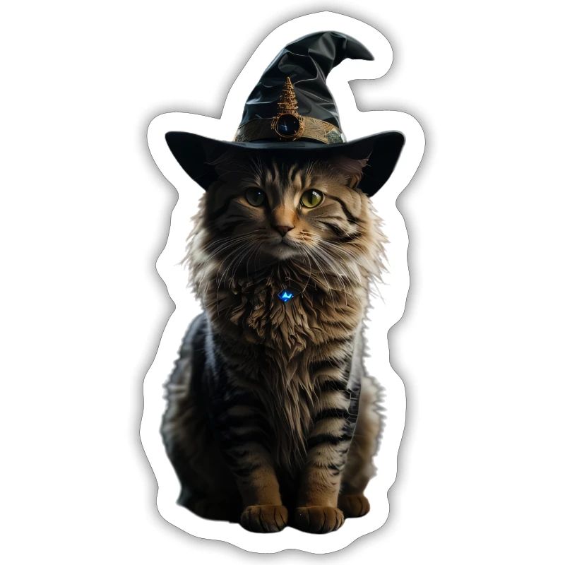 Witch Cat Halloween