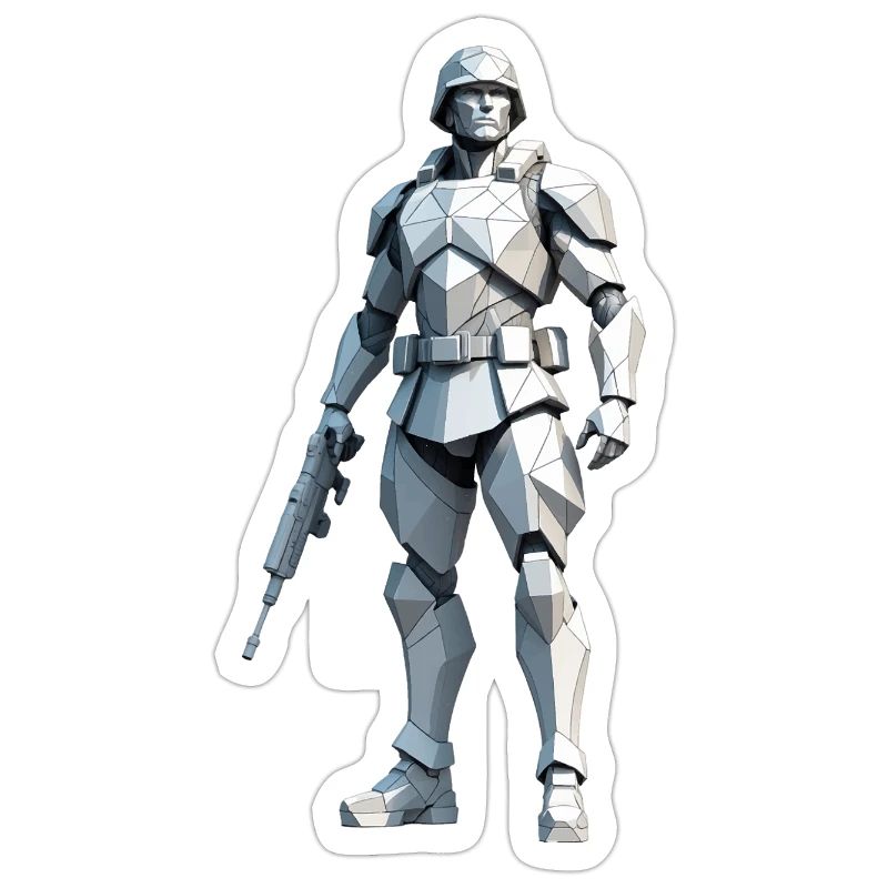 Soldat - Conception de l’armée Low Poly